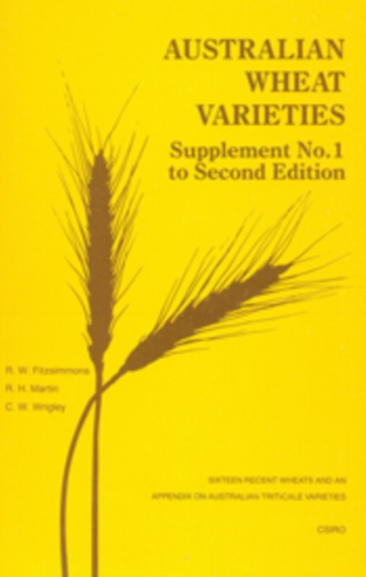 Australian Wheat Varieties Supplement No.1, EPUB eBook