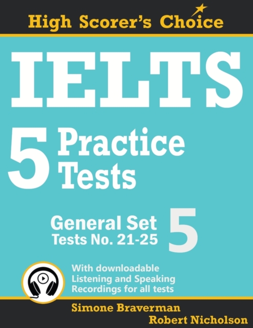 IELTS 5 Practice Tests, General Set 5 : Tests No. 21-25, Paperback / softback Book