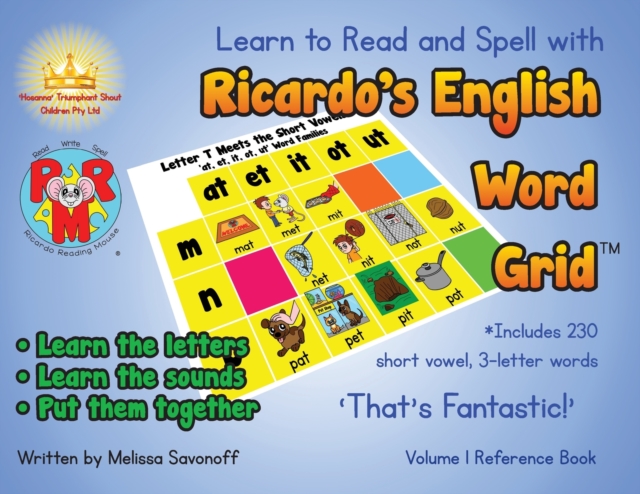 Learn to Read and Spell with Ricardo's English Word Grid(TM) : Volume 1 Reference Book, Paperback / softback Book