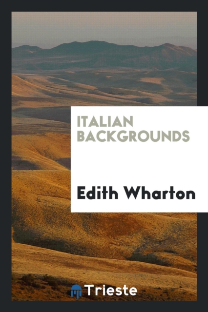 Italian Backgrounds, Paperback Book
