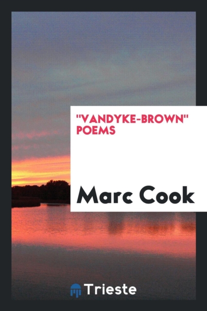 Vandyke-Brown Poems, Paperback Book