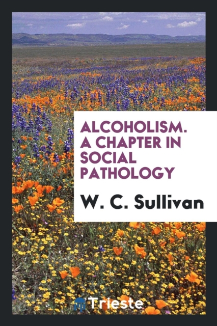 Alcoholism. a Chapter in Social Pathology, Paperback Book