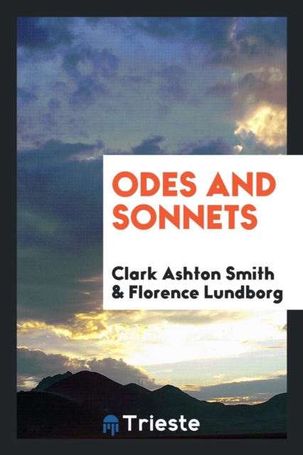 Odes and Sonnets, Paperback Book
