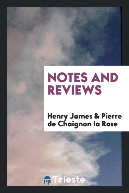 Notes and Reviews, Paperback Book