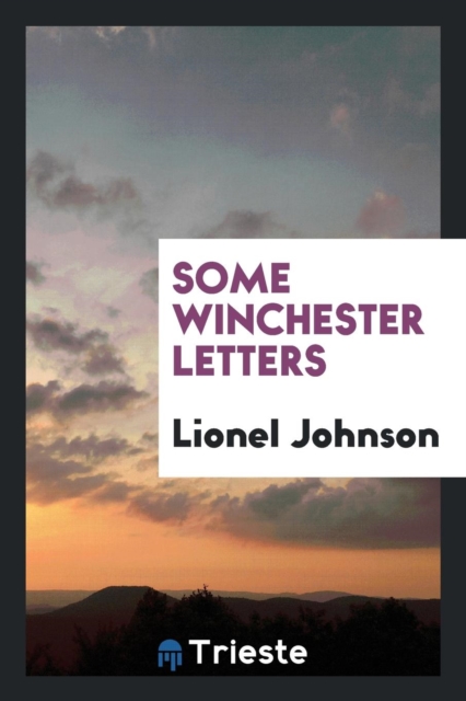 Some Winchester Letters, Paperback Book