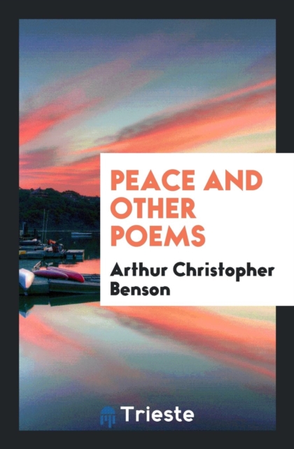 Peace and Other Poems, Paperback Book