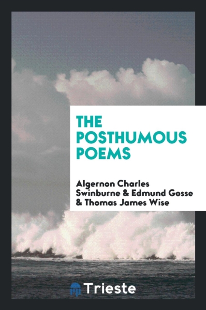 The Posthumous Poems, Paperback Book