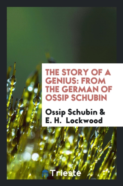 The Story of a Genius : From the German of Ossip Schubin, Paperback Book