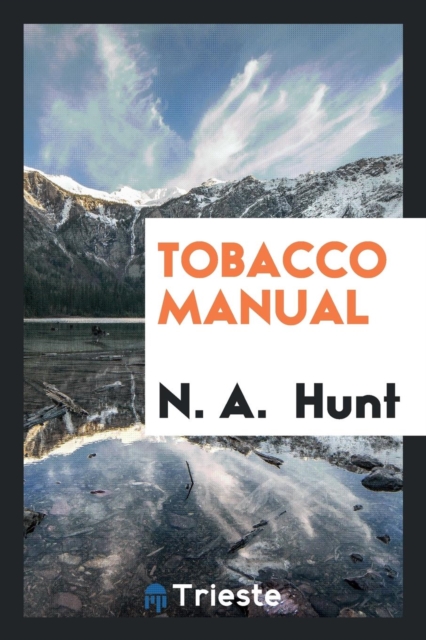Tobacco Manual, Paperback Book
