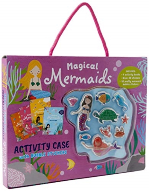 Magical Mermaids Activity Case with Bubble Stickers, Mixed media product Book