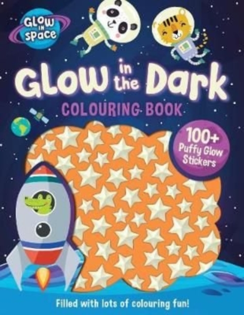Glow in the Dark Colouring Book with Puffy Glow Stickers, Mixed media product Book