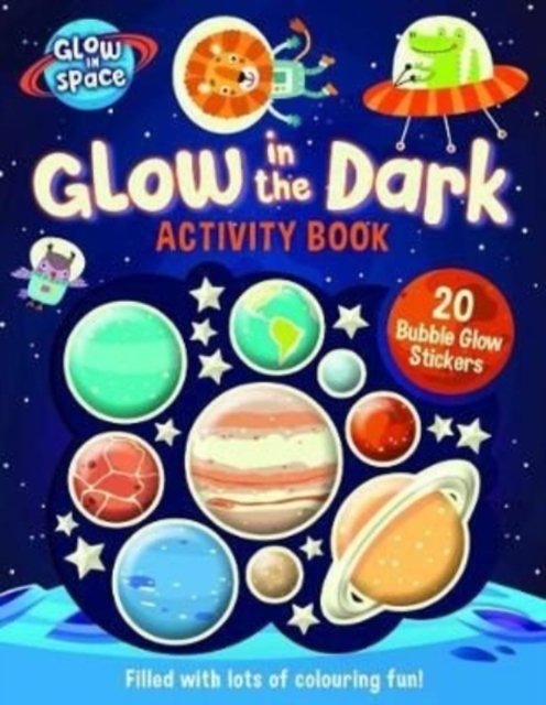 Glow in the Dark Activity Book with Bubble Glow Stickers, Mixed media product Book