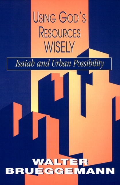 Using God's Resources Wisely : Isaiah and Urban Possibility, Paperback / softback Book