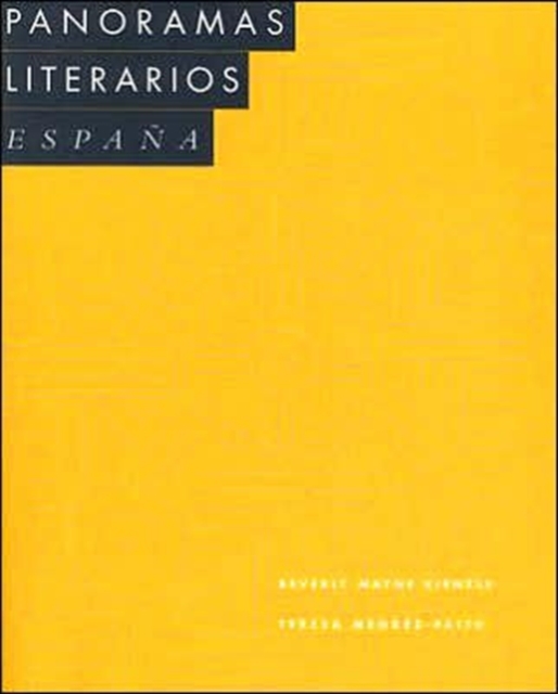 Panoramas literarios : Espa?a, Paperback / softback Book