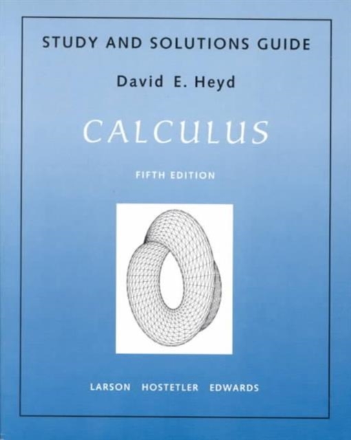 Calculus with Analytic Geometry : Study and Solutions Guide, Paperback / softback Book