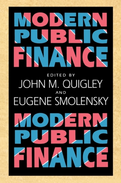 Modern Public Finance, Paperback / softback Book