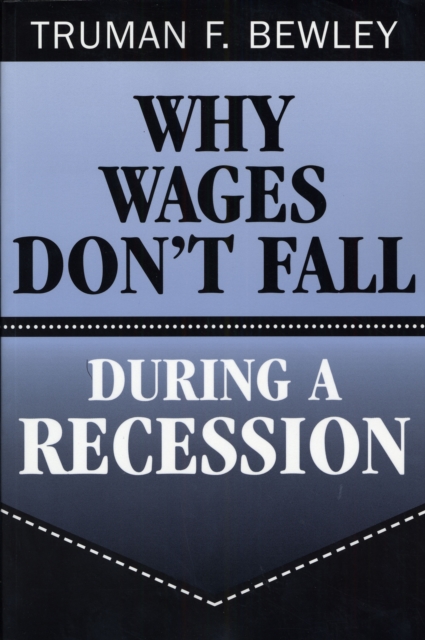 Why Wages Don't Fall during a Recession, Paperback / softback Book