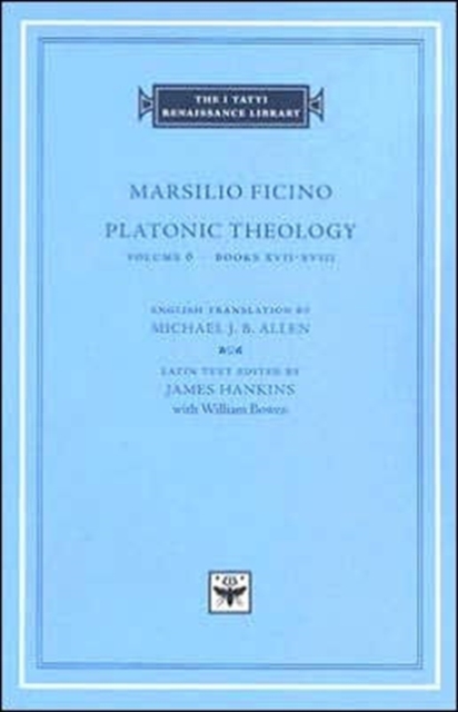 Platonic Theology : Volume 6, Hardback Book