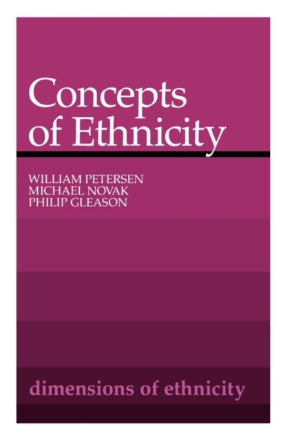 Concepts of Ethnicity, Paperback / softback Book