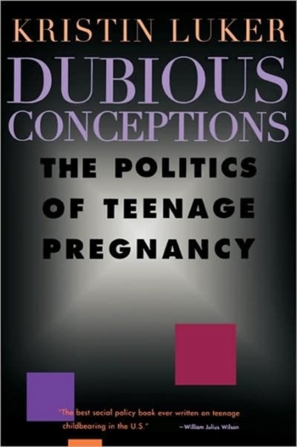 Dubious Conceptions : The Politics of Teenage Pregnancy, Paperback / softback Book