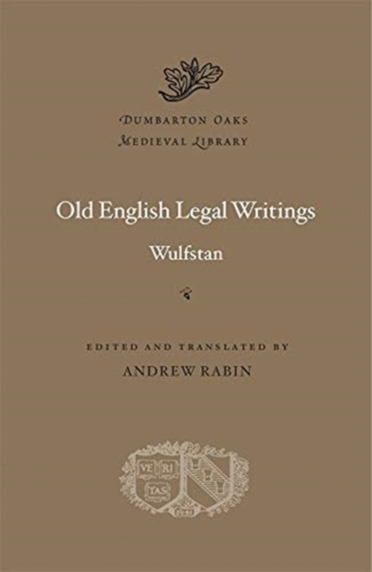 Old English Legal Writings, Hardback Book