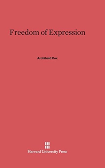 Freedom of Expression, Hardback Book