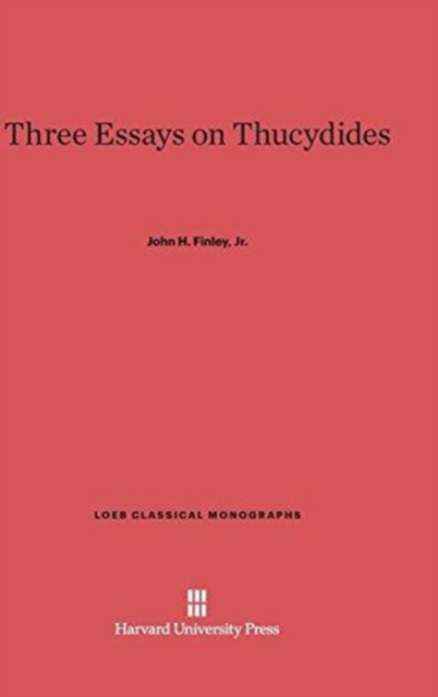 Three Essays on Thucydides, Hardback Book