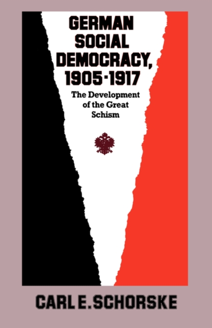 German Social Democracy, 1905-1917 : The Development of the Great Schism, Paperback / softback Book