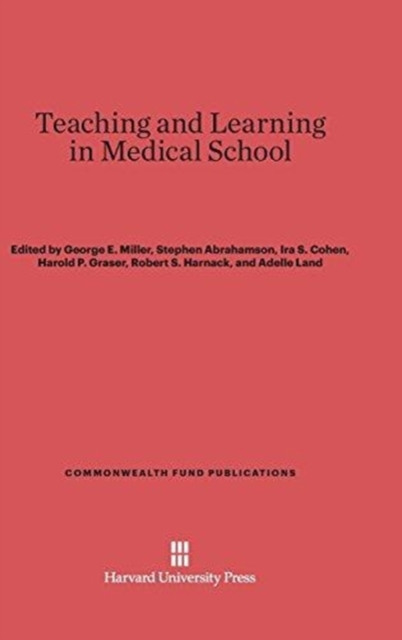 Teaching and Learning in Medical School, Hardback Book
