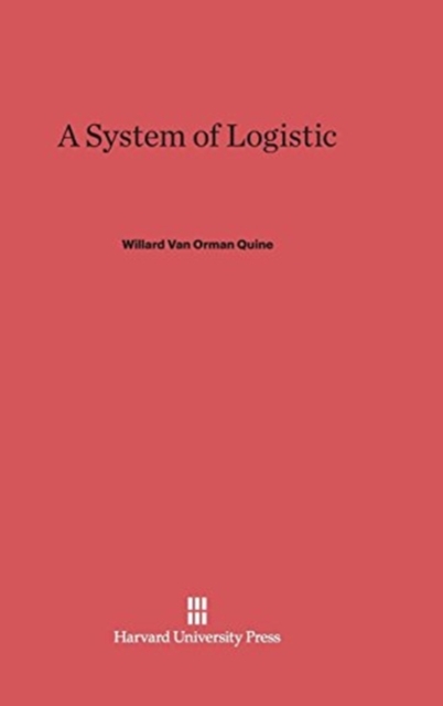 A System of Logistic, Hardback Book