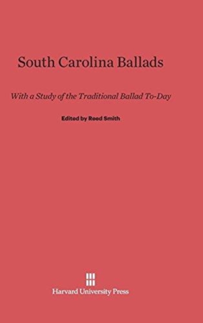 South Carolina Ballads, Hardback Book