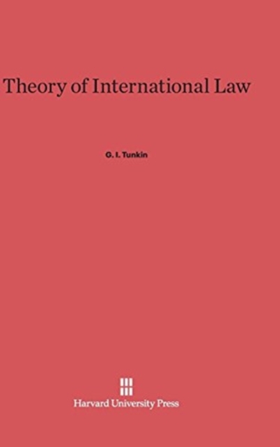 Theory of International Law, Hardback Book