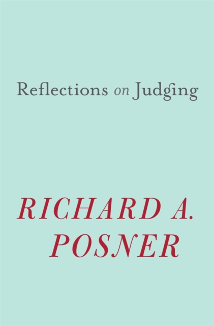 Reflections on Judging, Hardback Book