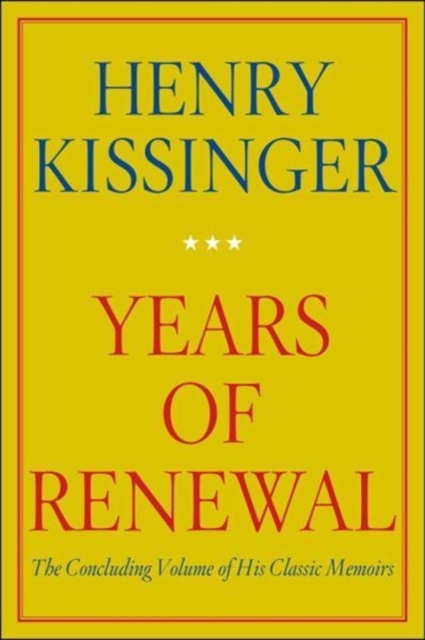 Years of Renewal, Paperback Book