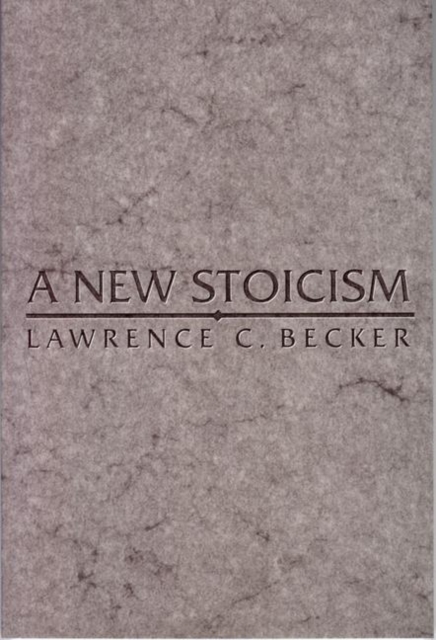 A New Stoicism, Paperback / softback Book