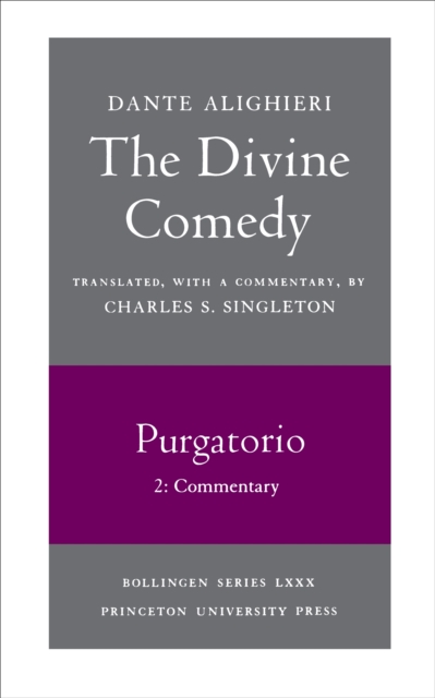 The Divine Comedy, II. Purgatorio, Vol. II. Part 2 : Commentary, Paperback / softback Book