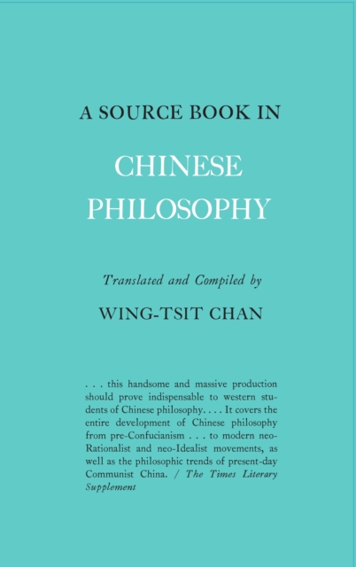 A Source Book in Chinese Philosophy, Paperback / softback Book