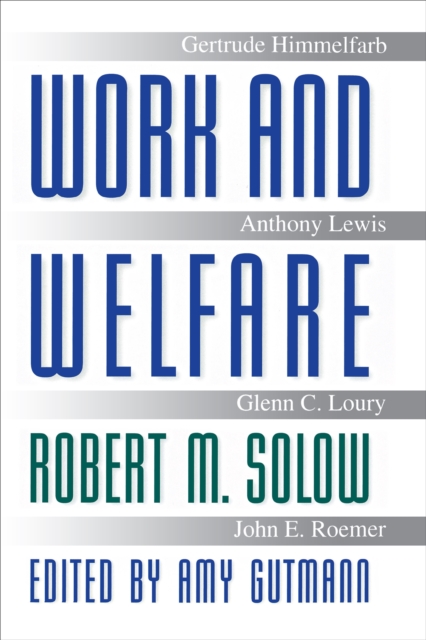 Work and Welfare, Hardback Book