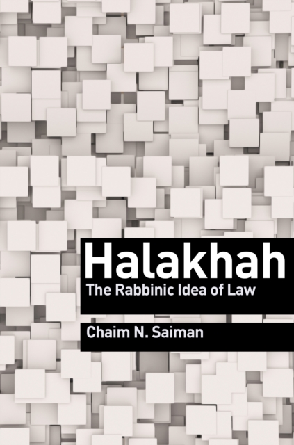 Halakhah : The Rabbinic Idea of Law, Hardback Book