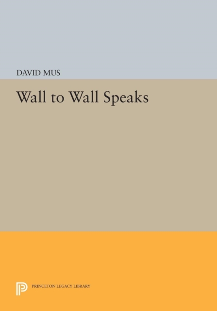 Wall to Wall Speaks, Paperback / softback Book