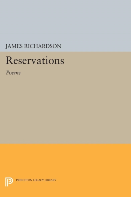 Reservations : Poems, Paperback / softback Book