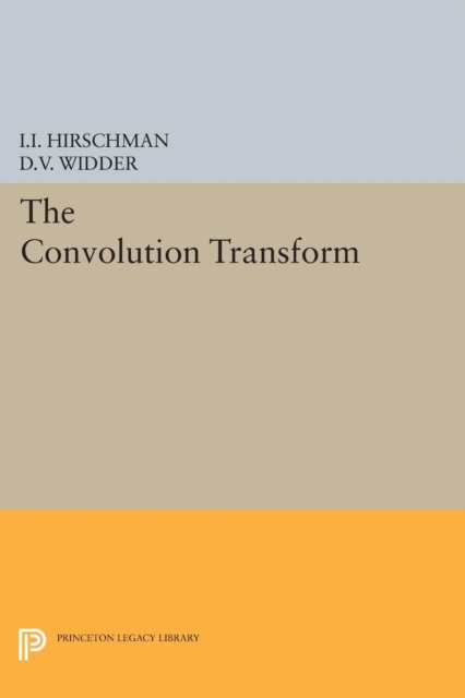Convolution Transform, Paperback / softback Book