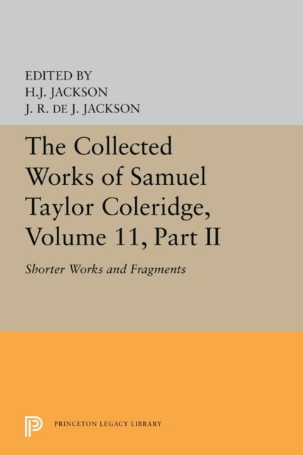 The Collected Works of Samuel Taylor Coleridge, Volume 11 : Shorter Works and Fragments: Volume II, Paperback / softback Book