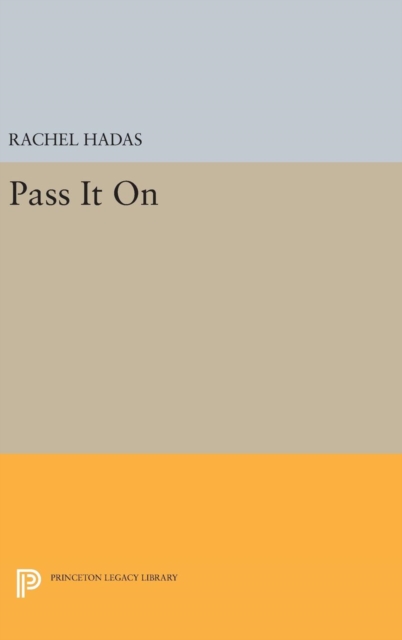 Pass It On, Hardback Book