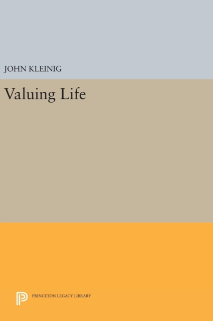 Valuing Life, Hardback Book