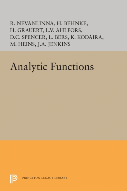 Analytic Functions, Hardback Book