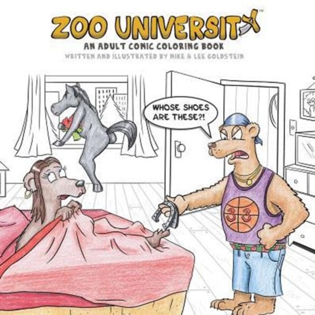 Zoo University : An Adult Comic Coloring Book, Paperback / softback Book