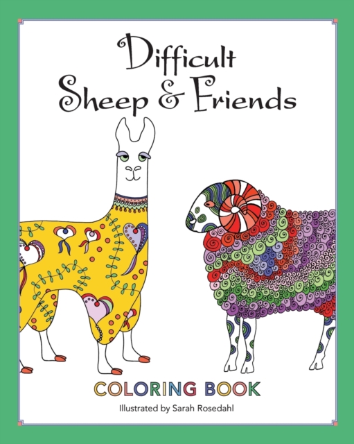 Difficult Sheep & Friends : Coloring Book, Paperback / softback Book