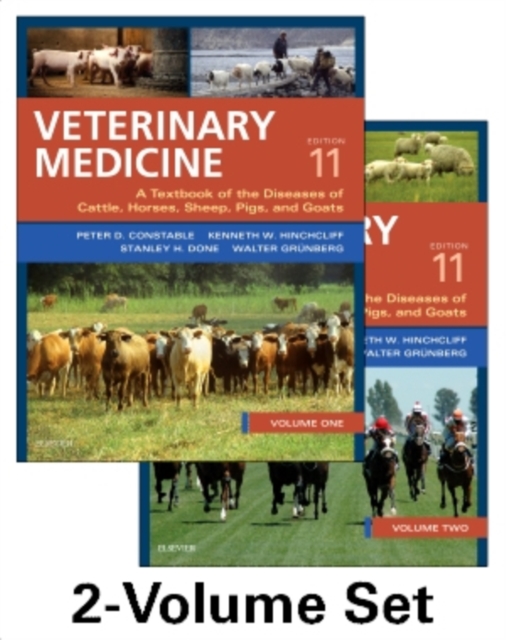 Veterinary Medicine : A textbook of the diseases of cattle, horses, sheep, pigs and goats - two-volume set, Multiple-component retail product Book