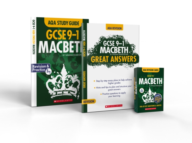 GCSE Macbeth Ultimate Revision Bundle, Multiple-component retail product, part(s) enclose Book